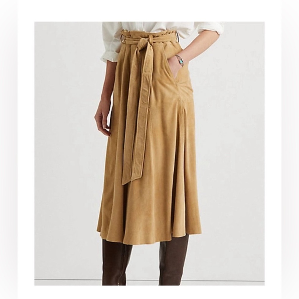 Ralph Lauren Suede Skirt